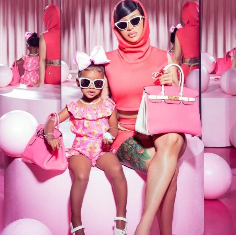 LOOK: Cardi B And Offset Gift Daughter Kulture R460K Hermès Birkin Bag ...