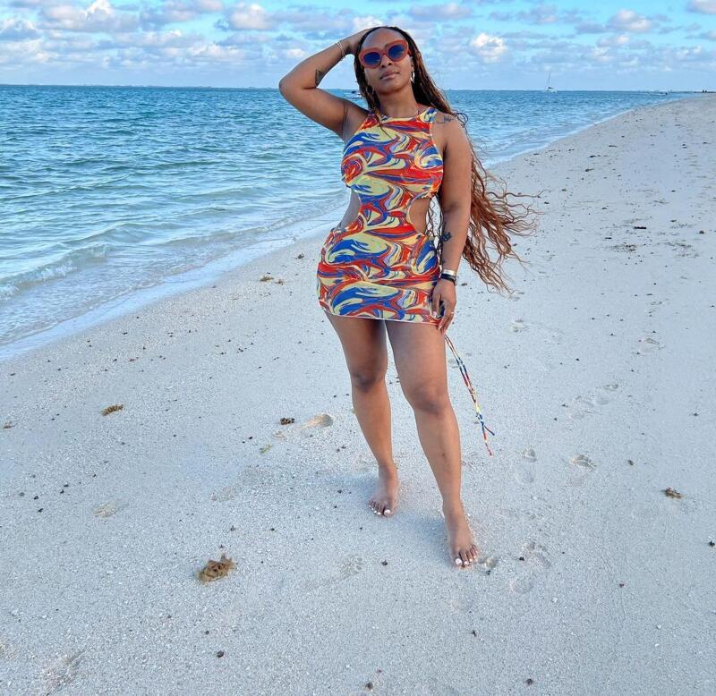 Bootylicious Beach Girls - What cold front? Boity Thulo turns up the heat with bootylicious bikini  snaps - DFA